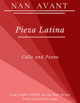 Pieza Latina for Cello and Piano P.O.D. cover